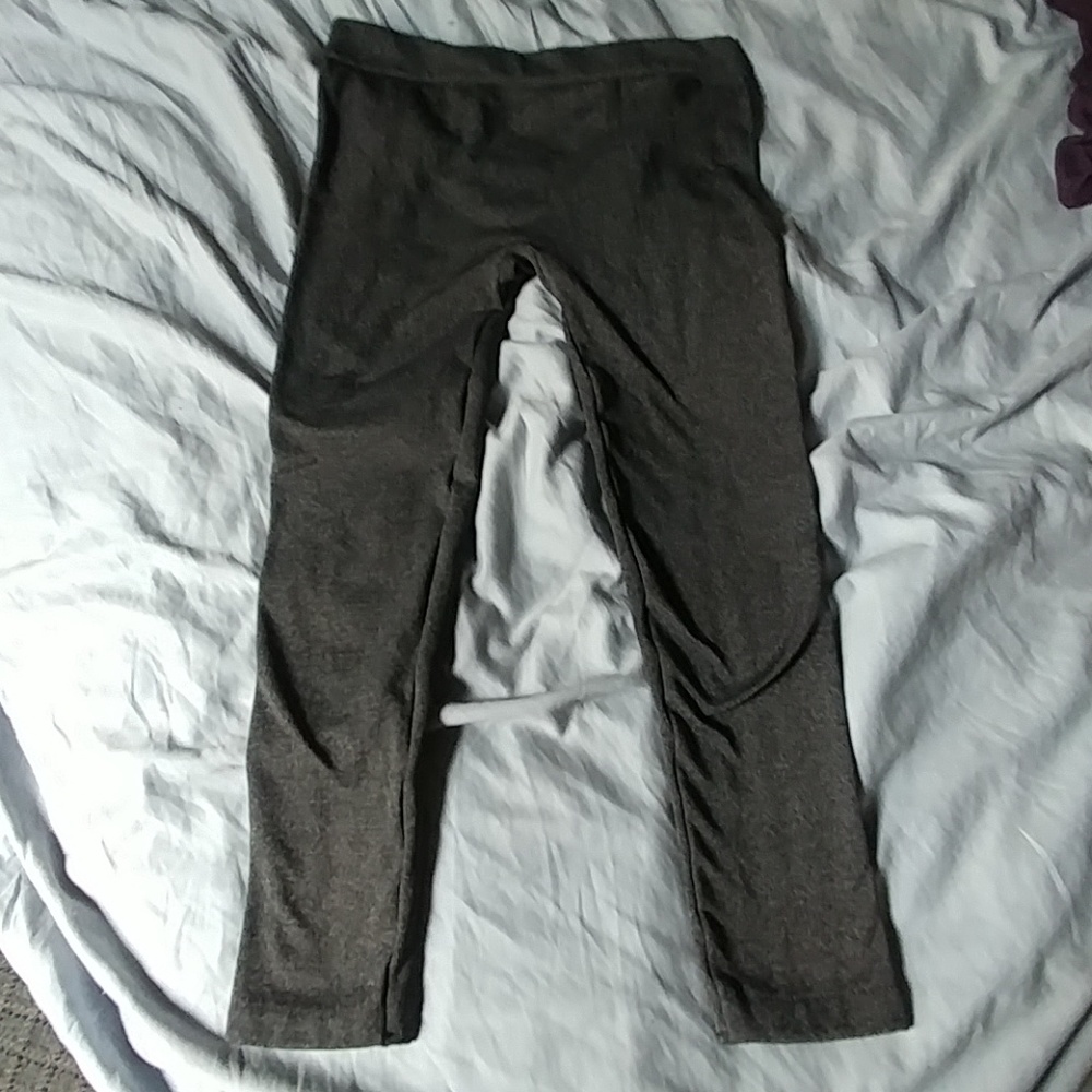 Grey Fleese Lined Grey Legings